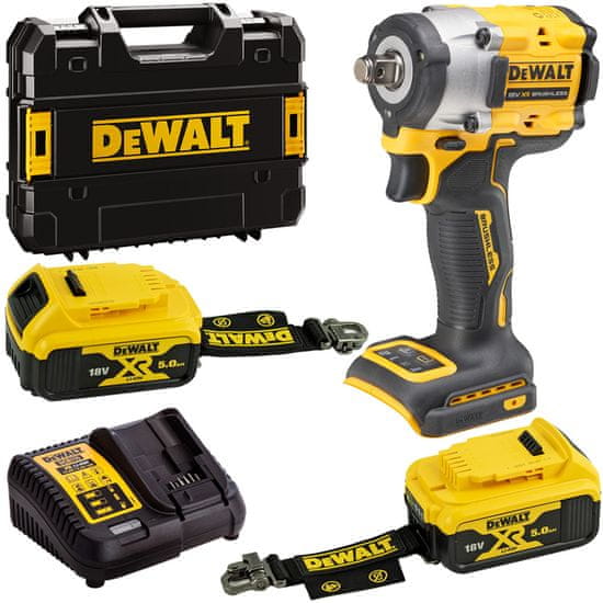 DeWalt Rázový utahovák 406Nm 1/2' 2x5Ah DCF921P2LRT