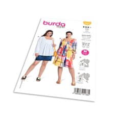 Burda Střih Burda 5917 - Nabírané halenkové šaty, halenka