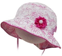 ROCKINO Dívčí letní klobouk vzor 3353 - bílý, velikost 50