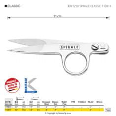 Kretzer - Solingen Odstřihávací nůžky / cvakačky KRETZER SPIRALE CLASSIC 110911