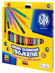 Astra Trojhranné tužky 24 barev