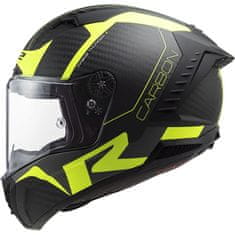 LS2 FF805 THUNDER CARBON-06 RACING1 helma matná-Hi-Vis-žlutá vel.L