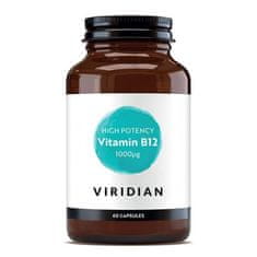 VIRIDIAN nutrition High Potency Vitamin B12, 1000 ug, 60 kapslí