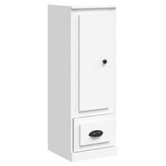 Greatstore Skříň highboard bílá 36 x 35,5 x 103,5 kompozitní dřevo