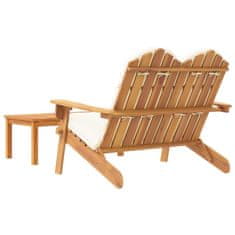 Vidaxl 2dílná sada zahradního nábytku Adirondack masivní akácie