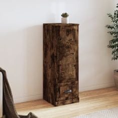 Vidaxl Skříň highboard kouřový dub 36 x 35,5 x 103,5 kompozitní dřevo