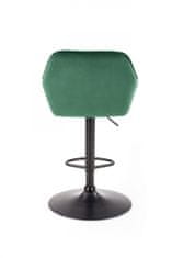 Halmar Barová židle Telin tmavě zelená