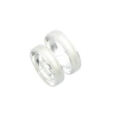 LS Snubní prsten stříbrný 5mm 63