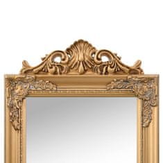 Vidaxl Volně stojící zrcadlo zlaté 50 x 200 cm