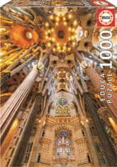 Educa Puzzle Sagrada Familia - interiér, Barcelona (Španělsko) 1000 dílků