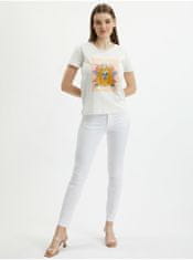 Orsay Krémové dámské tričko S
