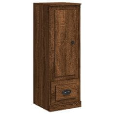 Greatstore Skříň highboard hnědý dub 36 x 35,5 x 103,5 kompozitní dřevo