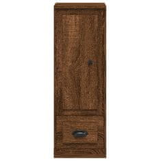 Greatstore Skříň highboard hnědý dub 36 x 35,5 x 103,5 kompozitní dřevo