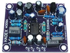 HADEX Předzesilovač pro magnetodynamickou přenosku, stereo v.2 STAVEBNICE