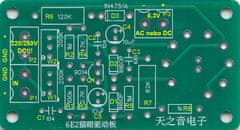 HADEX Indikátor vybuzení - magické oko s elektronkou 6E2 /EM84/ STAVEBNICE