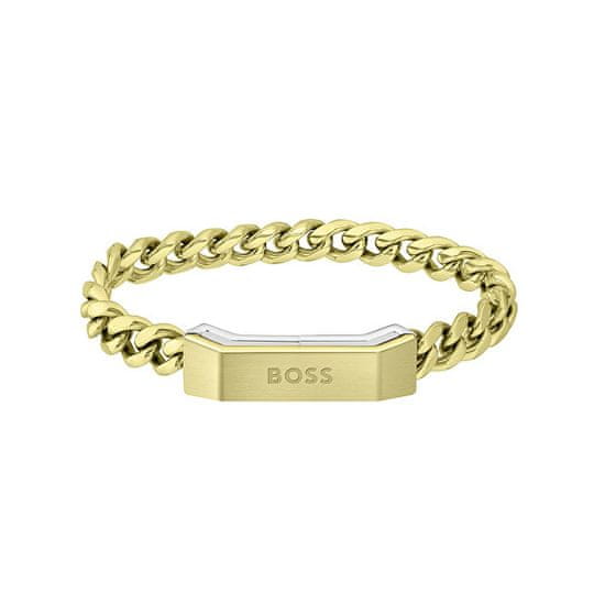 Hugo Boss Stylový pozlacený náramek Carter 1580318