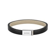 Hugo Boss Moderní kožený náramek Jace 1580336 (Délka 17,5 cm)