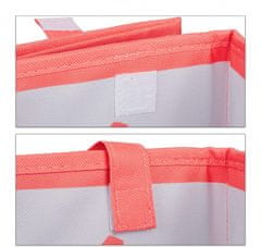 TWM úložný box/obal na hraní Swan 41 cm polyester růžový