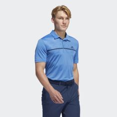 TWM golfové polo Primegreen pánské polyesterové světle modré velikost XS