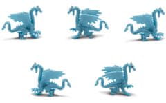 TWM figurky hraček Ledový drak junior světle modrý 192 ks
