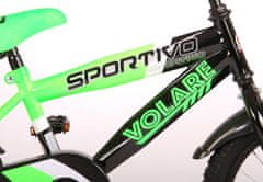 TWM Sportivo 16palcová 27,5 cm dětské kolo s podložkou zelená/černá