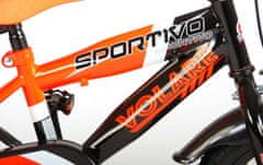 TWM Sportivo 14palcová 24cm dětské kolo s podložkou Orange/Black