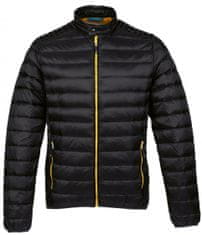 TWM outdoorová bunda Workuta pánská nylonová černá/žlutá velikost XL