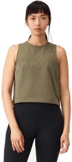 TWM sportovní top Clara Cropped dámský polyester army green velikost XS