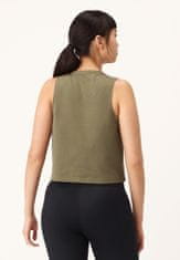 TWM sportovní top Clara Cropped dámský polyester army green velikost XS