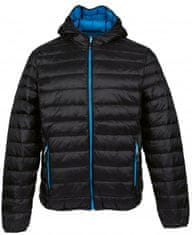 TWM outdoorová bunda Dublin pánská nylonová/propínací černá/modrá velikost 4XL