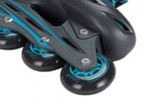 TWM Inline brusle Racer junior polypropylen aqua mt 30/33