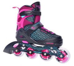 TWM inline brusle Nerrow 4 junior black / pink mt 39-42