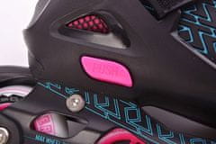 TWM inline brusle Nerrow 4 junior black / pink mt 39-42