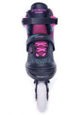 TWM inline brusle Nerrow 4 junior black / pink mt 39-42