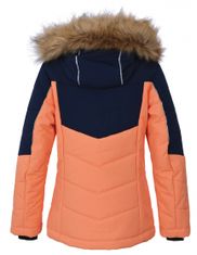 TWM zimní bunda Leane junior polyester oranžová/modrá velikost 152