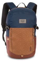 TWM batoh pánský 15 litrů 47 x 25 cm textilní modrý/červený
