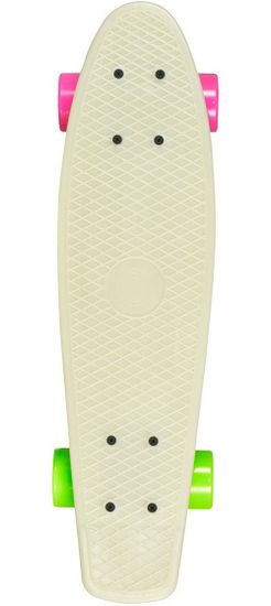 TWM skateboard Juicy SusiGlow 57 cm white/glow-in-the-dark