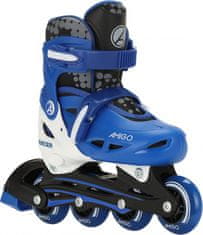 TWM Inline brusle Racer junior polypropylen modré mt 30/33