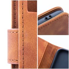 FORCELL Pouzdro Flipové TENDER Book Case pro SAMSUNG Galaxy S24 brown 5903396231933