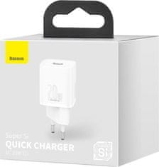 BASEUS CCSUP-B02 Super Si Quick Nabíječka USB-C 20W White