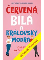 Euromedia Group Červená, bílá a královsky modrá