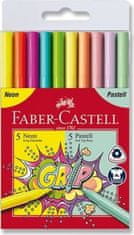 PADU Faber - Castell Fixy Grip - Neon + Pastel 10 ks