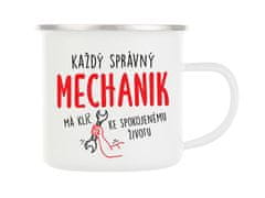 Divja Plechový hrnek pro správného mechanika