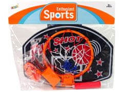 Lean-toys Basketbalová Sada Tabule Do Koše Basketball S