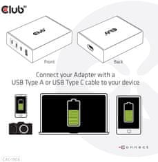 síťová nabíječka, GAN technologie, 4xUSB-A a USB-C, PD 3.0 Support, 132W , černá