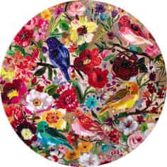 eeBoo Kulaté puzzle Ptáci a květy 500 dílků