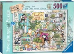 Ravensburger Puzzle Crazy Cats: Tomovo květinářství 500 dílků