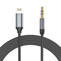 Tech-protect TECH-PROTECT ULTRABOOST LIGHTNING K AUX MINI JACK 3,5MM KABEL 100CM ČERNÝ