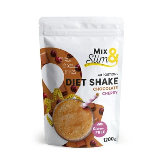 Mix & Slim Mix Slim Dietní koktejl višeň v čokoládě 1200 g (40 porcí)