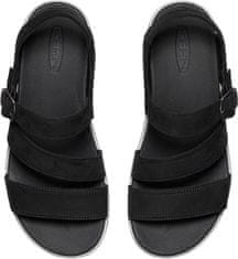KEEN Dámské kožené sandály ELLECITY 1027274 black/drizzle (Velikost 40)